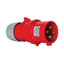 METE ENERJİ 406109V 4X32A. Ip44 Düz Fiş-( Vidali Bagl.)