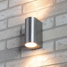 Nikel Kaplama Plastik Kasa Çift Yönlü Dekoratif Duvar Aplik (549433026) Nikel