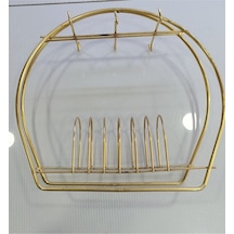 Kahve Fincan Askılığı - Gold Fincan Askısı Plastik Çok Renkli Tr Diğer