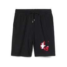 Euro 24 Denmark Erkek Siyah Şort Siyah