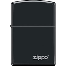 Zippo Mat Siyah Logo Çakmak(218C-000033)