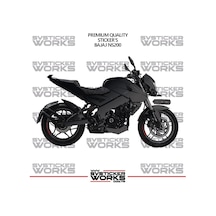 Bajaj Ns200 Kaplama Sticker Çift Renk Motor Kaplama Modeli Hazır Kit Yüksek Kalite 69969818