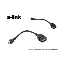 S-Link Sl-Otg15 Usb 15Cm Micro 5P Otg Data Kablosu (239886230)