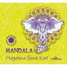 Mandala - Hayatına Renk Kat! - Büyüklere Boyama Kitabı- Yediveren Yayınları