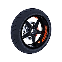 Gp Racing Alev Turuncusu İç Jant Şeridi Sticker Çınar Extreme