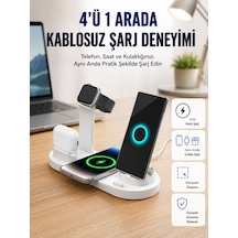 Masaüstü Düzenleyici 4 Ü 1 Arada Kablosuz Şarj Aksesuarı Yeni Nesil - Lisinya