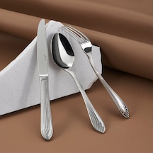 Jumbo Garnet Xl 18 Parça 6 Kişilik Yemek Çatal Kaşık Bıçak Takımı Çelik
