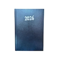 2026 Tarihli Günlük Çizgili Ajanda Cumartesi Pazar Bir Sayfada 14x20 Siyah