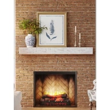 Dekoratif Doğal Ahşap Tek Li 225 X 15 X 5-6 Cm Şömine Üstü Raf Gizli Aparatlı Raf Ahşap