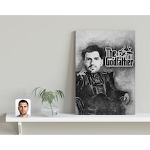 Kişiye Özel Godfather Baba Tasarımlı Kanvas Tablo 30X50Cm-19
