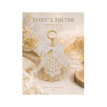 Elisam Epoksi Dantelli Epoksi Anahtarlık Beyaz - 869339232 Beyaz