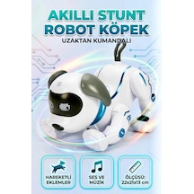7 Farklı Sesli Komutu Anlayabilen Proglamlanabilir Uzaktan Kumandalı Etkileşimli Oyuncak Robot Köpek