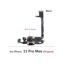 Tkgz Apple Uyumlu iPhone 11 Pro Max Full Şarj Soketi Siyah