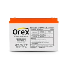 Outdo Orex 12v 105ah 20hr Vrla Deep Cycle Jel Akü Huawei Üretimi