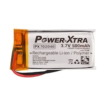 Power-xtra Px702040 - 3.7v 500 Mah Li-polymer Pil - Devreli