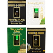 Kabe Örtüsü Kokusu Medine Ravza Kokusu Mescidi Aksa Kokusu Ve Hacerül Esved Kokusu Alkolsüz Esans 3ml