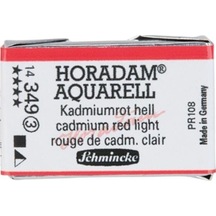 Schmincke : Horadam Aquarell Artist Sulu Boya : Tam Tablet : Seri 3 349 Cadmium Red Light
