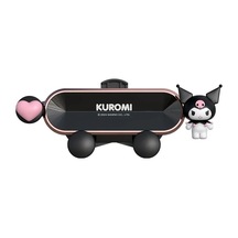 Elmpaly Siyah Kuromi Araç Telefon Tutucu - Evrensel Havalandırma Klipsli