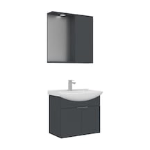 Orka Banyo Dolabı Purus 65 Cm Asma Banyo Dolabı Takımı Antrasit Spot Aynalı I Antrasit Spot Aynalı Antrasit Orka Banyo Dolabı Purus 65 Cm Asma Banyo Dolabı Takımı Antrasit Spot Aynalı I Antrasit Spot Aynalı Antrasit
