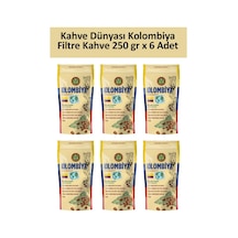 Kahve Dünyası Kolombiya Filtre Kahve 6 x 250 G