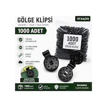 Mey İthalat 1000 Adet Gölge Filesi Klipsi Sera Filesi Sabitleme Klipsi Güneşlik Örtü Klipsi Yerli Üretim Uv Dayanımlı