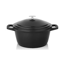 Pro Cast Döküm Derin Tencere-20cm-siyah 12v