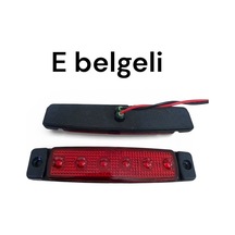 Demmon Parmak Lamba 6 Ledli Sanel Tip E Belgeli Kırmızı