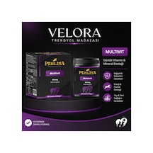 Perlina Multivit Kedi Ve Köpek Multivitamin Takviyesi 80 Tablet 120 Gr Bağışıklık, Tüy Ve Deri Desteği - 886324142