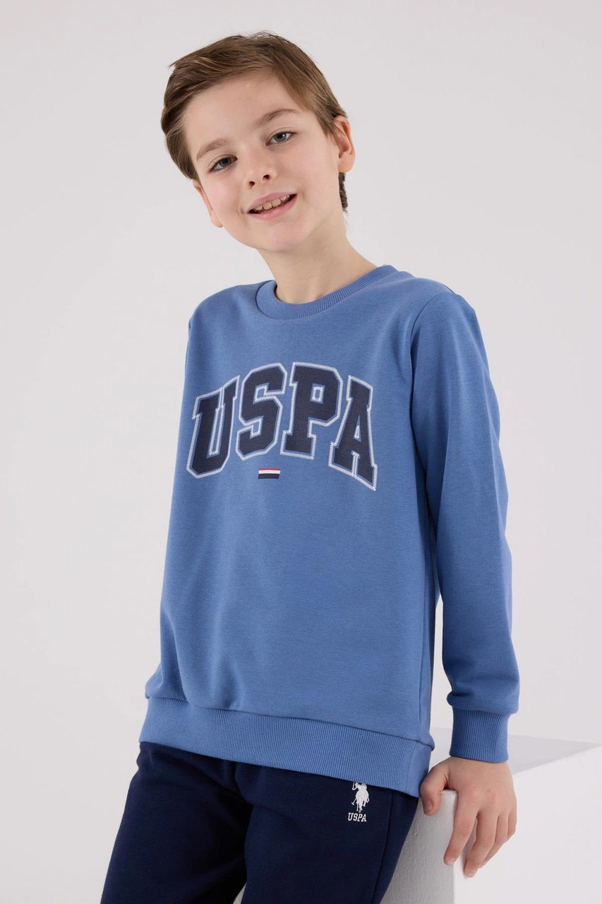 U.s. Polo Assn. Erkek Çocuk Eşofman Takımı Mavi-1808 Mavi
