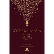 Sözde Kalmasın & - Kalemden Kelama Yüz Elli Beş Suret / Cafer ...