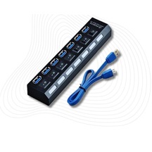 7 Port Usb 3.0 2.0 Hub Anahtarlı Çoklayıcı Çoğaltıcı Switch
