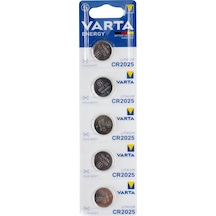 VARTA CR2025 3 VOLT LİTYUM PİL 5Lİ PAKET