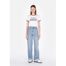 Colin's Colins 970 Berry Regular Fit Yüksel Bel Geniş Paça Kadın Mavi Jean Pantolon Cl1073524 Cl1073524 Q1.v1 Dn44094 Denim