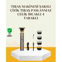 Şarjlı Titanyum Bıçaklı Saç Ve Sakal Kesme Makinesi Krgltgsvıgkqrgu3ok8