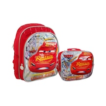 Cars Okul Sırt Çantası Beslenme Çantası 2'li Set