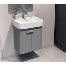 Orka Orbıt 55 Alt Modül + Lavabo Parlak Gri Diğer