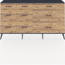 Arges Konsol 9 Çekmeceli 176x30x99 Aytaşı-antrasit/çam Antrasıt/atlas Çam - Aytası