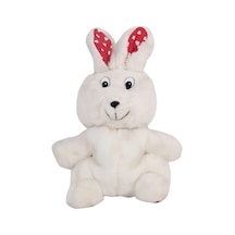 Kukla Tavşan Beyaz Peluş 31 Cm