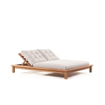 Nuano Consept Vera 160 Şezlong - Minderli - Kahverengi