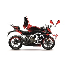 Cfmoto 250sr Kırmızı Punısher Model Parçalı Motosıklet Kaplama Stıcker Etıket Modelı