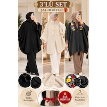 Genel Markalar Novea Scarf Muhteşem3 Lü Panço Seti Çok Renkli - 942745047 Çok Renkli