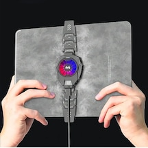 İpad İle Uyumlu Profesyonel Kablolu Tablet Soğutucu Fan Gamer Oyuncu Radyatör Şok Soğutma Fanı Yeni Nesil Altı Çekirdek Teknoloji Soğutma Fanı 3 Seviyede Ayarlanabilir Dl05 '+10tl Fark Ile Standart Temperli Cam-siyah