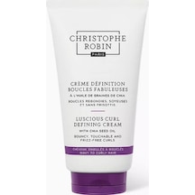 Christophe Robin Luscious Curl Belirginleştirici Krem, Chia Tohumu & Çörek Otu Yağı, 150 Ml