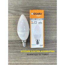 Osaka 6W E14 Mum Avize Ampulu Avantajlı 5Li Paket Gün Işığı