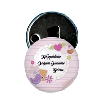 Famous Bebek Şekeri Magnet Bebek Mevlüt Hediyelik Isimli Kapak Açacak  (434856296)