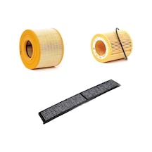 Sardes Filtre Seti Bmw E81 E87 E90 Benzinli 2.3 2.5 3.0 3lü Hava + Yağ F. + Polen