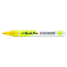 Talens Ecoline Fırça Uçlu Suluboya Kalemi 205 Lemon Yellow