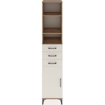 Hyperion Dolap 4 Raflı 3 Çekmeceli Tek Kapaklı 44x44x221 Çam-aytaşı Atlas Çam