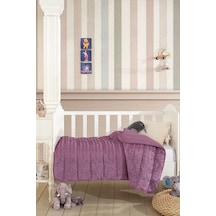 Elart Velvet Bebek Yorgan 150x100 Cm Mürdüm
