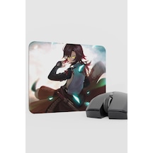 Heizou Genshin Impact Anime Oyuncu V5 - 22x18 Gaming Mouse Pad Fare Altlığı